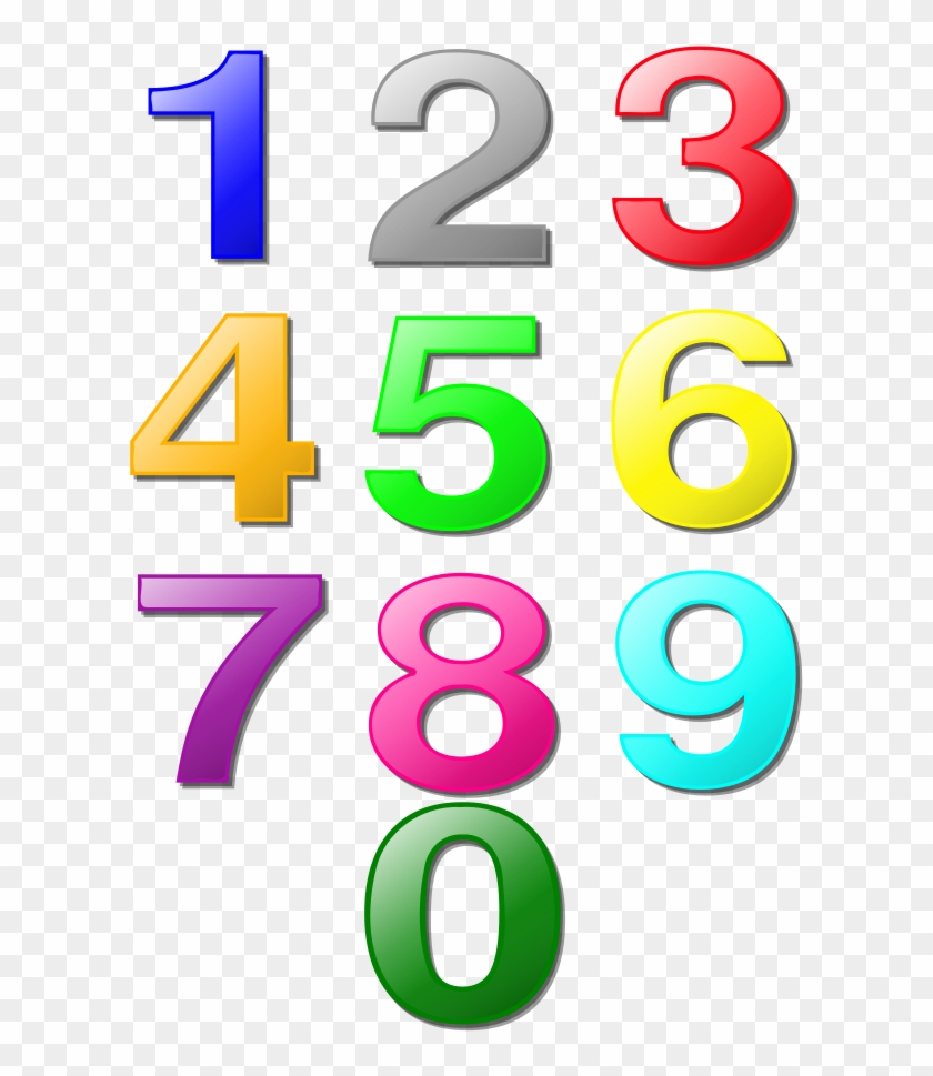 Free Vector Colorful Numbers Clip Art - Numbers Clip Art