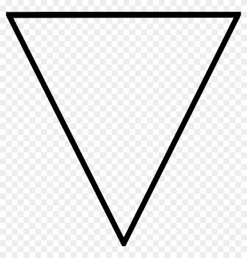 Free Vector Flipped Triangle Clip Art - Triangle Vector