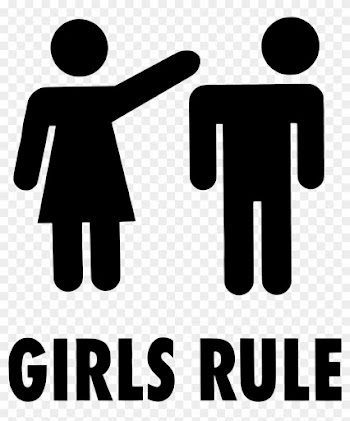 Free Vector Girls Rule Sign Clip Art - Girls Better Than Boys