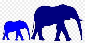 Free Vector Graphic - Baby Elephant Silhouette Transparent Background