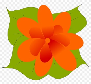 Free Vector Kvetina Clip Art - Leaves And Flowers Clip Art