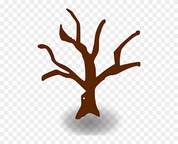 Free Vector Rpg Map Symbols Deserted Tree Clip Art - Tree Graphic Organizer Template