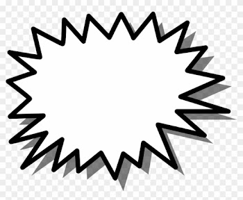 Free Vector Segmented Clip Art - Starburst Graphic Black And White