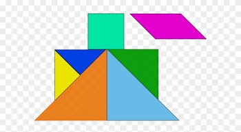 Free Vector Tangram-22 Clip Art - Tangram Cloud