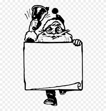 Free Vindictive Santa - Frames Santa Claus Black And White