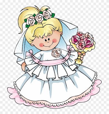 Free Wedding Clip Art - Jewish Bride Clipart