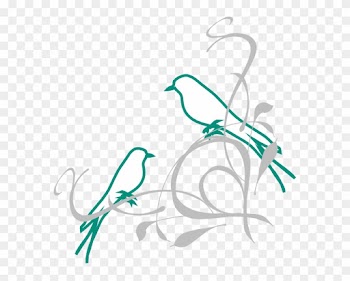 Free Wedding Love Birds Clipart - Illustration