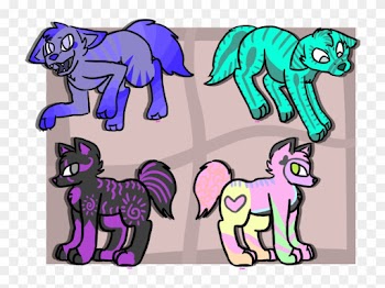 Free Wolf Adopts 2 By Adopting-brilliance - Cartoon
