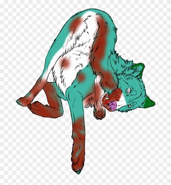 Free Wolf Line Art Tail Catch By Casartss-dalxjp By - Illustration