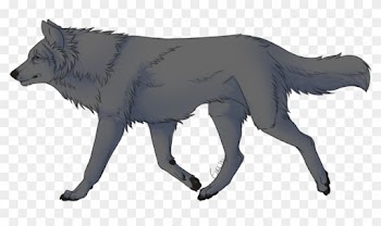 Free Wolf Lineart V2 By Junenae - Drawing