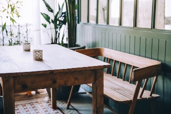 Free wooden dining table image, | Free Photo - rawpixel