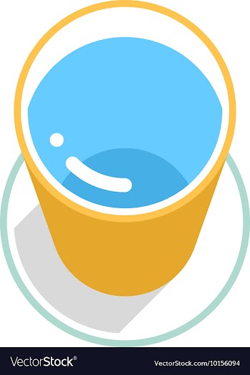 FREE Yellow bucket with clean water vector image