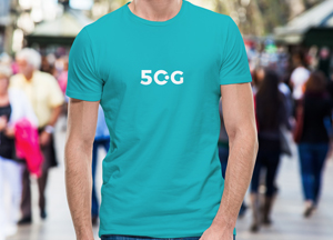 Free Young Man T-Shirt PSD Mockup 5cg 