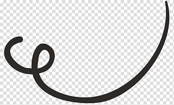 Freebie Decorative Elements, black curving line transparent background PNG clipart