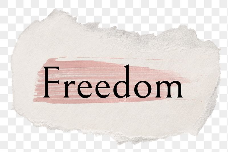 Freedom png ripped paper word | Free PNG - rawpixel