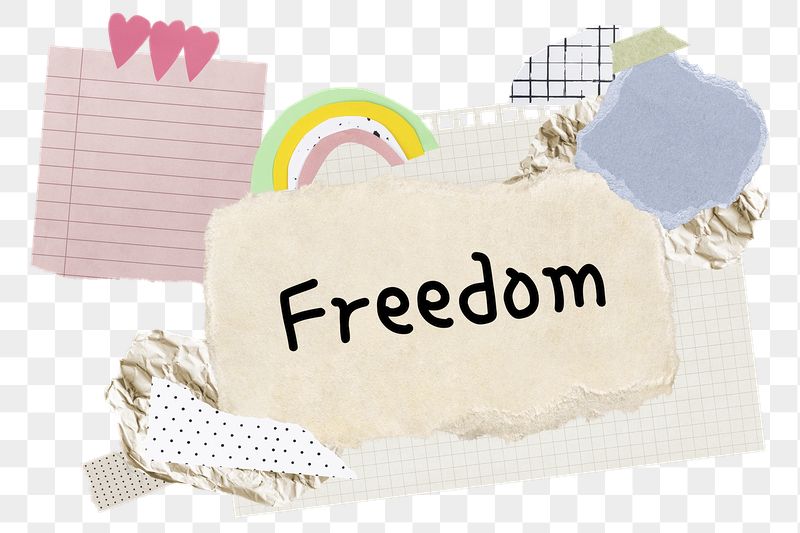 Freedom png word sticker typography, | Free PNG - rawpixel