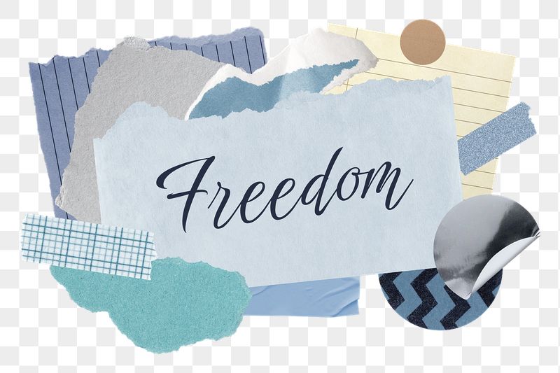 Freedom png word sticker typography, | Free PNG - rawpixel