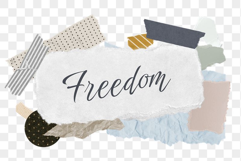 Freedom png word sticker typography, | Free PNG - rawpixel
