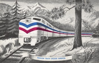 Freedom Train Postcard. Original public | Free Photo - rawpixel