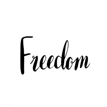 Freedom word typography style vector | Free stock vector - 517665
