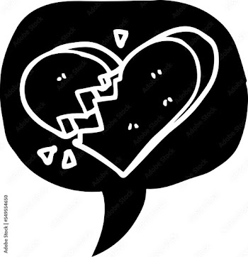 freespeech bubble cartoon broken heart