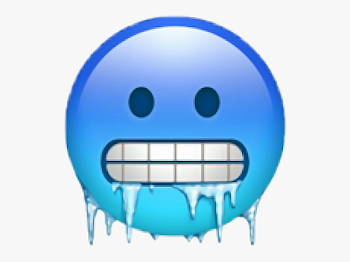 Freeze Sticker - Freezing Emoji Iphone #1075830 - Free Cliparts on ...