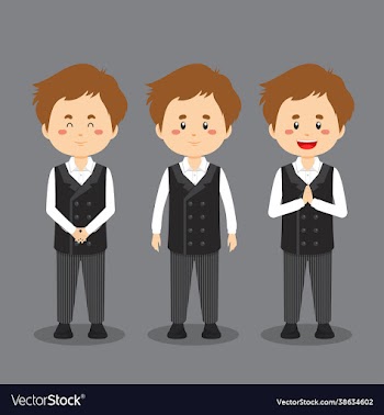 french character with various expression