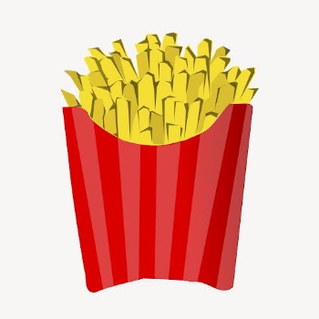 French fries clipart, food illustration | Free Vector - rawpixel
