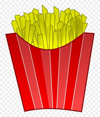 French Fries Clipart Salty Food - Clip Art Food Png