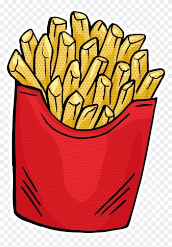 French Fries Fast Food Hamburger Junk Food - Food Vector Png