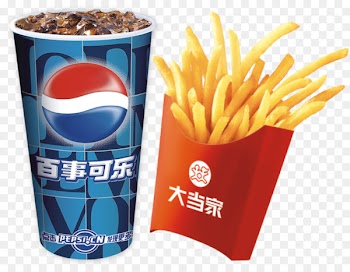 French fries Hamburger Pepsi Junk food Cola - Pepsi fries 