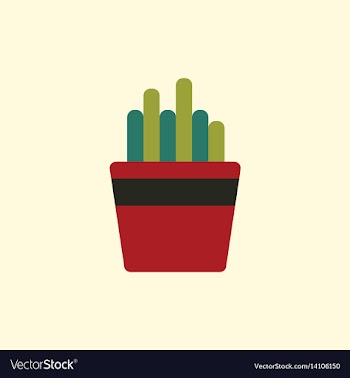 French fries in paper box french fries fast food vector image