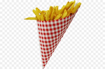 French fries Paper Fish and chips Cone Potato - batata FRITA 