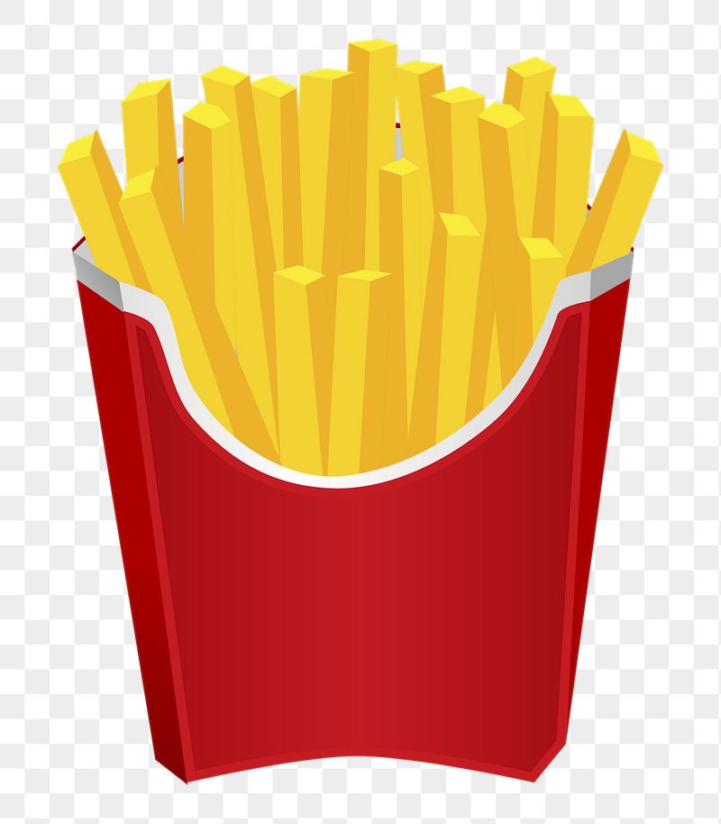 French fries png sticker, transparent | Free PNG - rawpixel