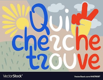 french lettering those who seek will find