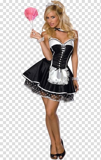 French maid Costume party Clothing, maid of honor transparent background PNG clipart