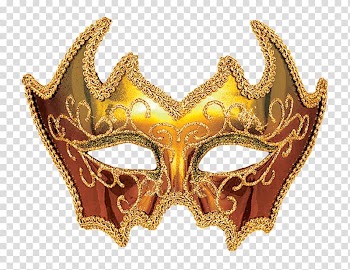 French Quarter Mardi Gras costumes Mask Masquerade ball French Quarter Mardi Gras costumes, Gold mask transparent background PNG clipart