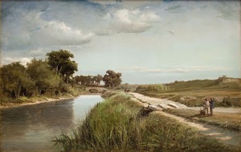 French River Landscape with a Bridge | Free Photo - rawpixel