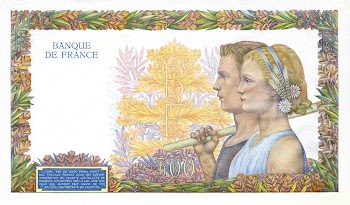 French's 500 Francs banknote (1941). | Free Photo - rawpixel