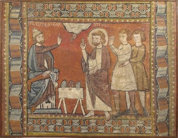 Fresco with Miracle of the Jewels | Free Photo - rawpixel