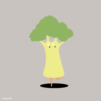 Fresh broccoli cartoon character vector | Free stock vector - 538615
