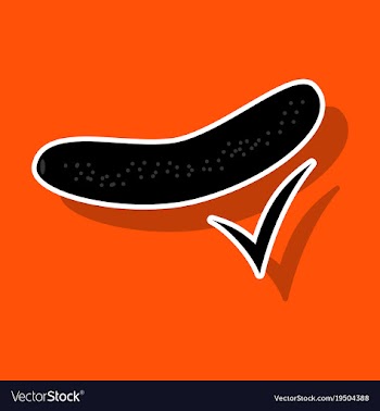 Fresh cucumber vegetable isolated sticker icon vector image