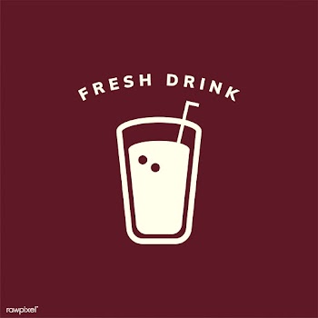 Fresh drinks cafe logo vector | Free stock vector - 501249