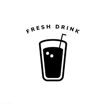 Fresh drinks cafe logo vector | Free stock vector - 501262