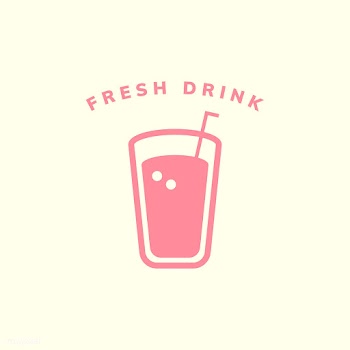 Fresh drinks cafe logo vector | Free stock vector - 501269