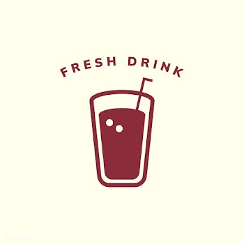 Fresh drinks cafe logo vector | Free stock vector - 501285