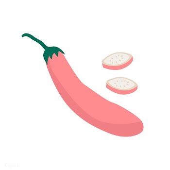 Fresh eggplant vegan food vector | Free stock vector - 537927