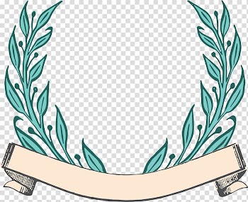 , Fresh garland banner transparent background PNG clipart