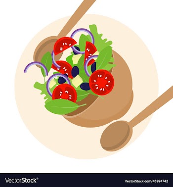 fresh greek salad in the wooden bowl