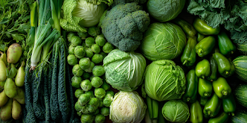 Fresh Green Vegetable Composition
